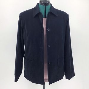 Koret Separates Microfibre Buttoned Blazer, 10